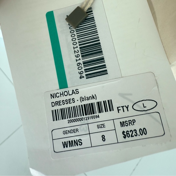 NWT!!! NICHOLAS women dress size 8 US or L Authentic Retail 623$ - Picture 10 of 11